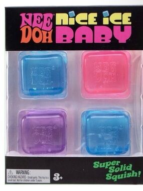 🟪🟦🟪 Nee Doh Nice Ice Baby Squishy Stress Toys 🟪🟦🟪  NWT 🟪🟦🟪